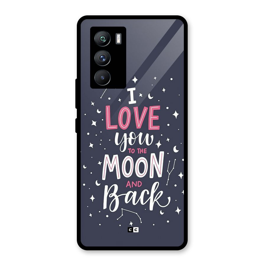 Love To The Moon Glass Back Case for Vivo iQOO 9 SE