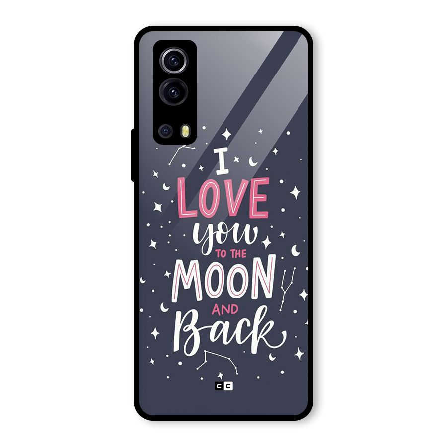 Love To The Moon Glass Back Case for Vivo iQOO Z3