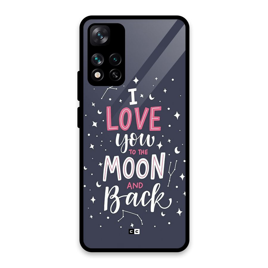 Love To The Moon Glass Back Case for Xiaomi 11i HyperCharge 5G