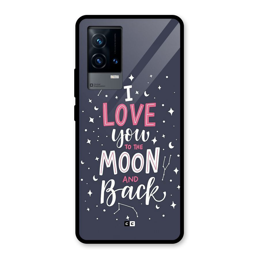 Love To The Moon Glass Back Case for iQOO 9 5G