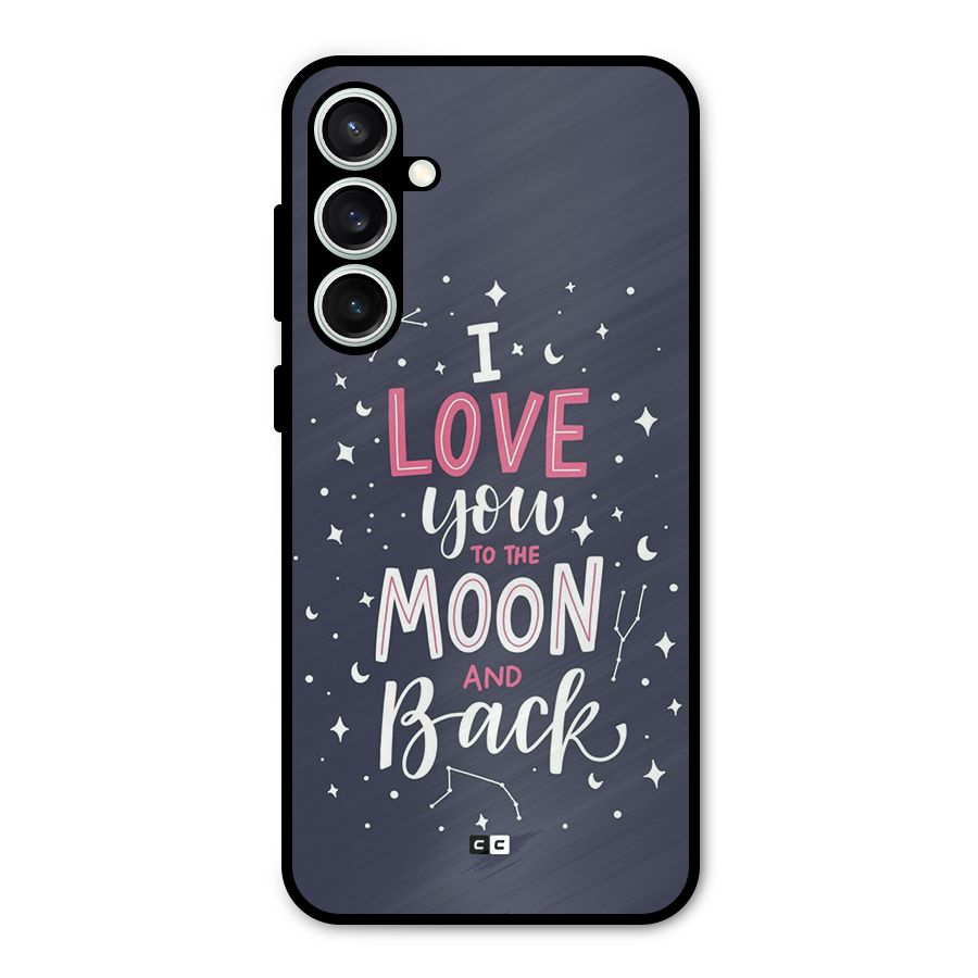 Love To The Moon Metal Back Case for Galaxy S23 FE