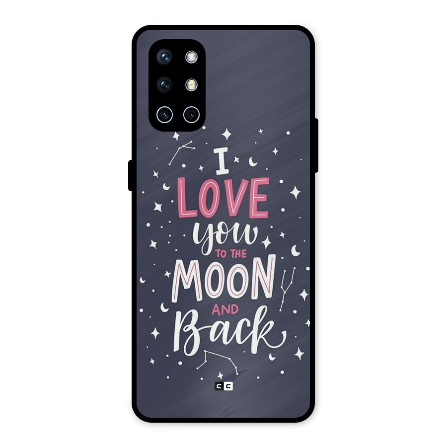 Love To The Moon Metal Back Case for OnePlus 9R