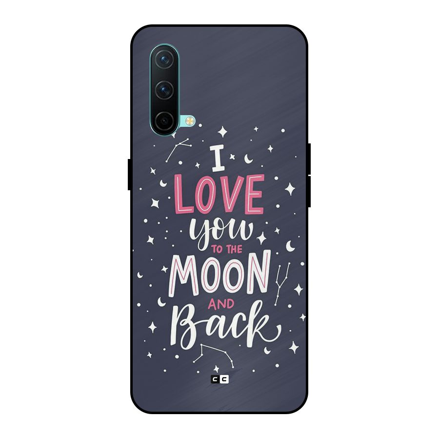 Love To The Moon Metal Back Case for OnePlus Nord CE 5G