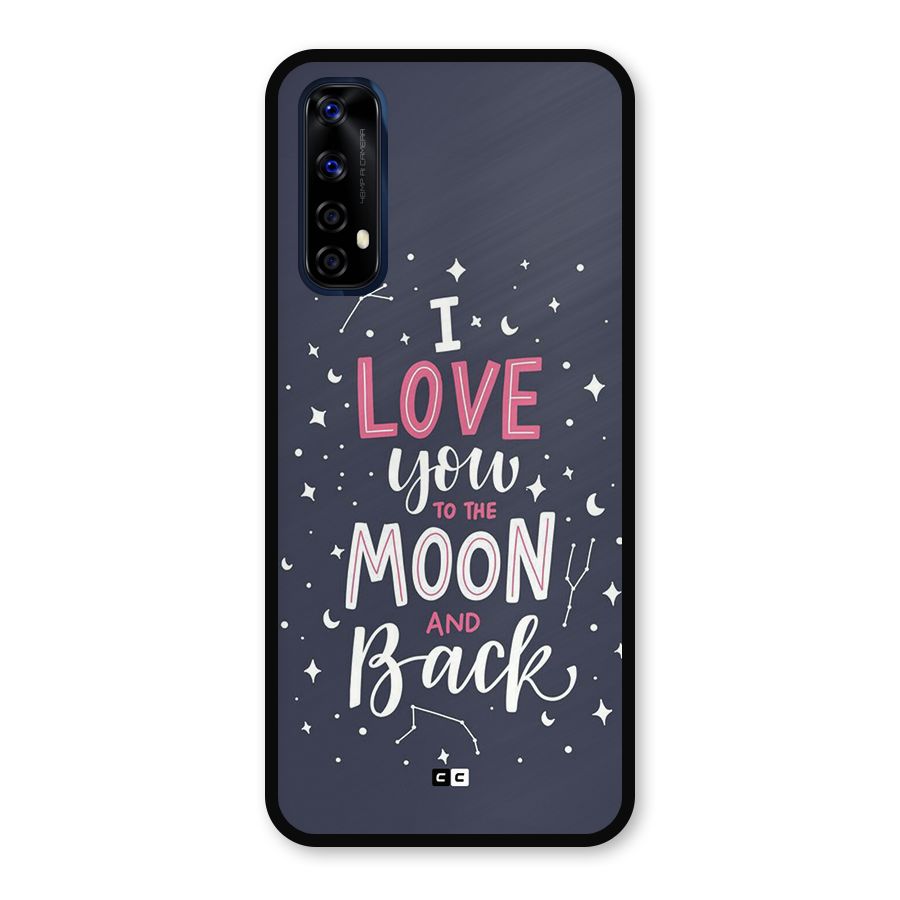 Love To The Moon Metal Back Case for Realme 7
