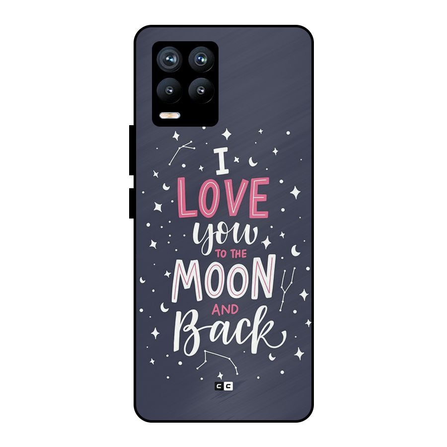 Love To The Moon Metal Back Case for Realme 8 Pro
