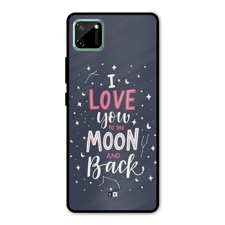 Love To The Moon Metal Back Case for Realme C11