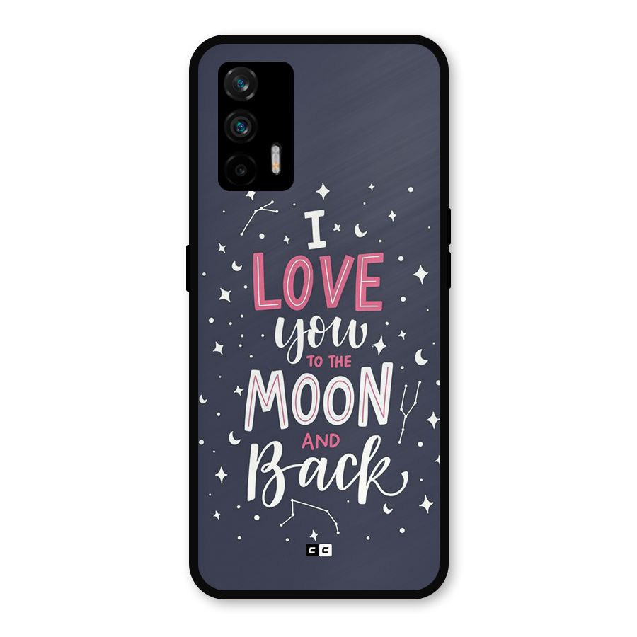 Love To The Moon Metal Back Case for Realme GT 5G