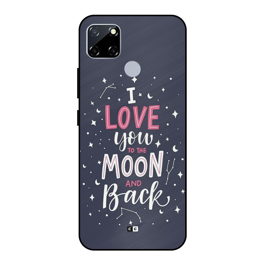 Love To The Moon Metal Back Case for Realme Narzo 20
