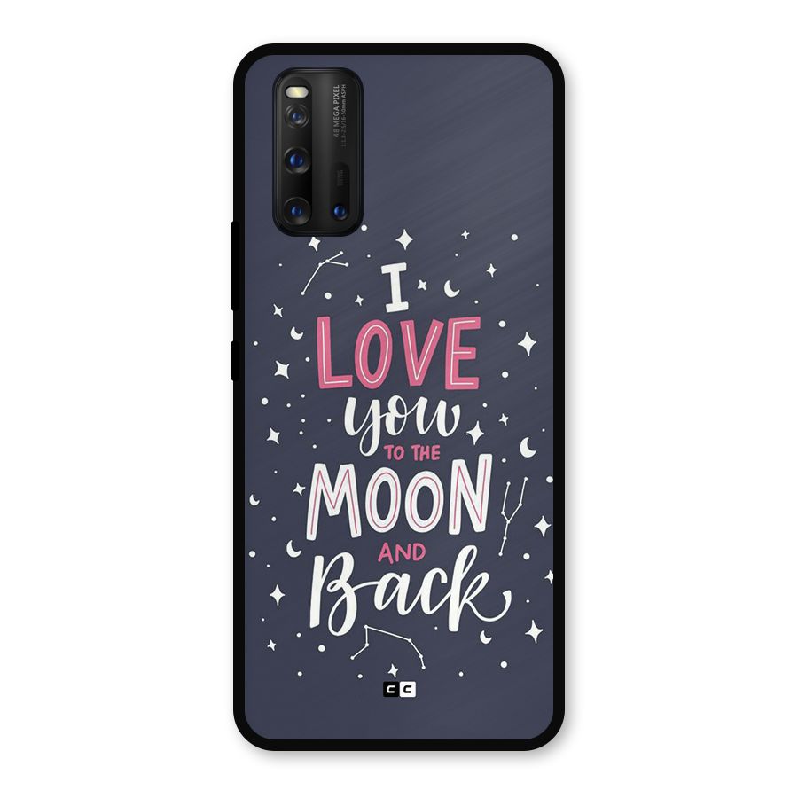 Love To The Moon Metal Back Case for iQOO 3