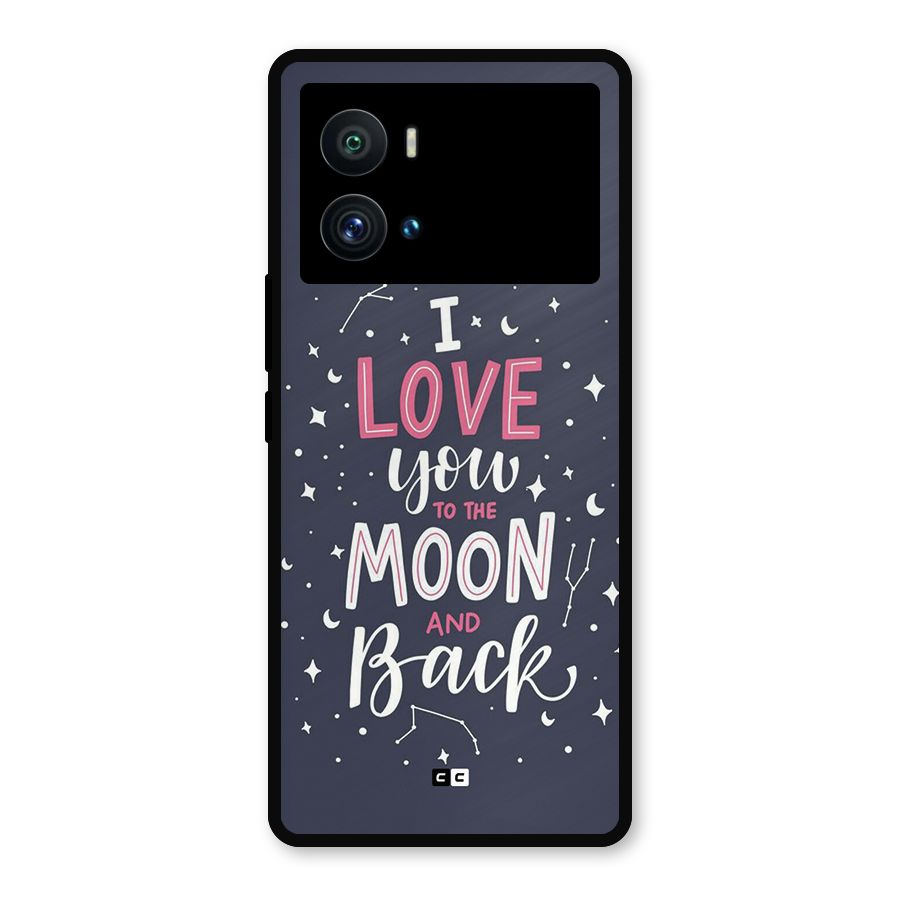 Love To The Moon Metal Back Case for iQOO 9 Pro