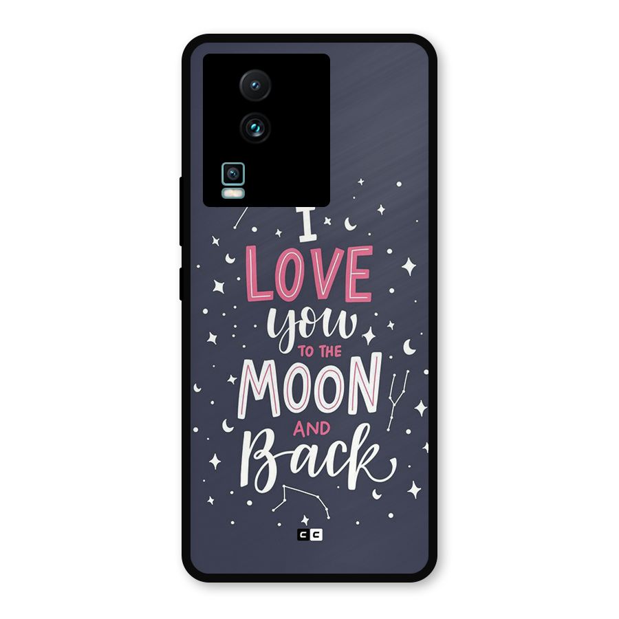 Love To The Moon Metal Back Case for iQOO Neo 7