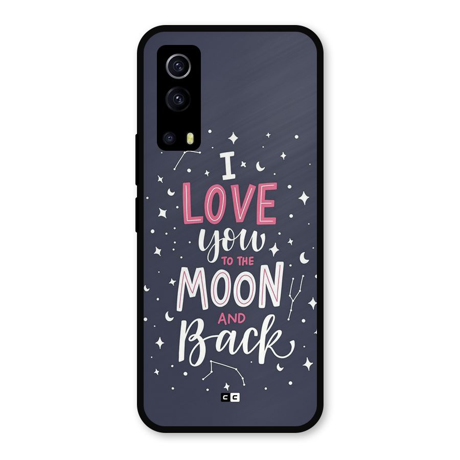 Love To The Moon Metal Back Case for iQOO Z3