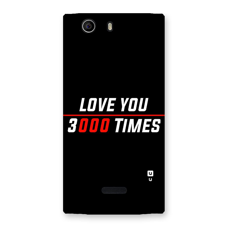 Love You 3000 Times Back Case for Canvas Nitro 2 E311