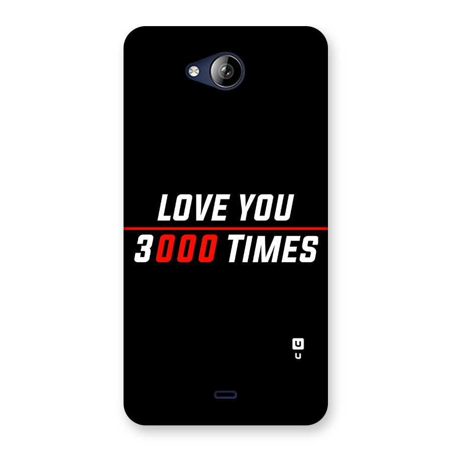 Love You 3000 Times Back Case for Canvas Play Q355