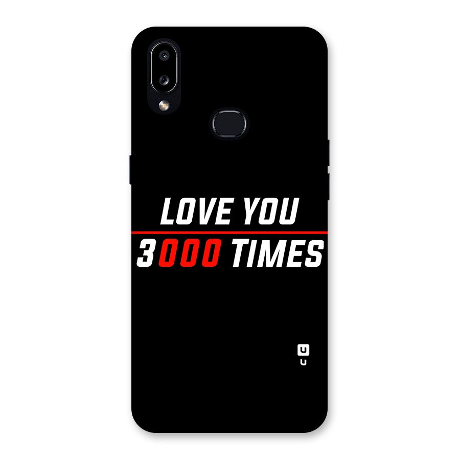 Love You 3000 Times Back Case for Galaxy A10s
