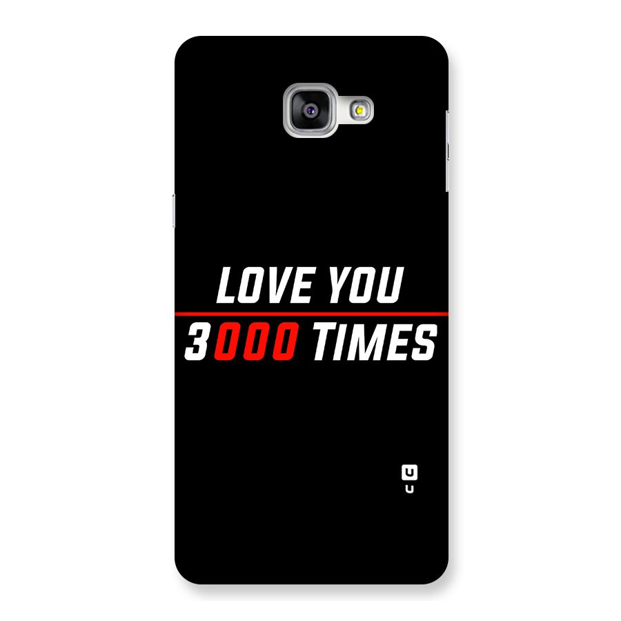 Love You 3000 Times Back Case for Galaxy A9