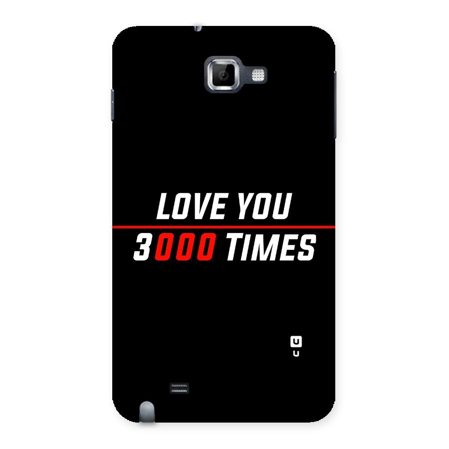 Love You 3000 Times Back Case for Galaxy Note