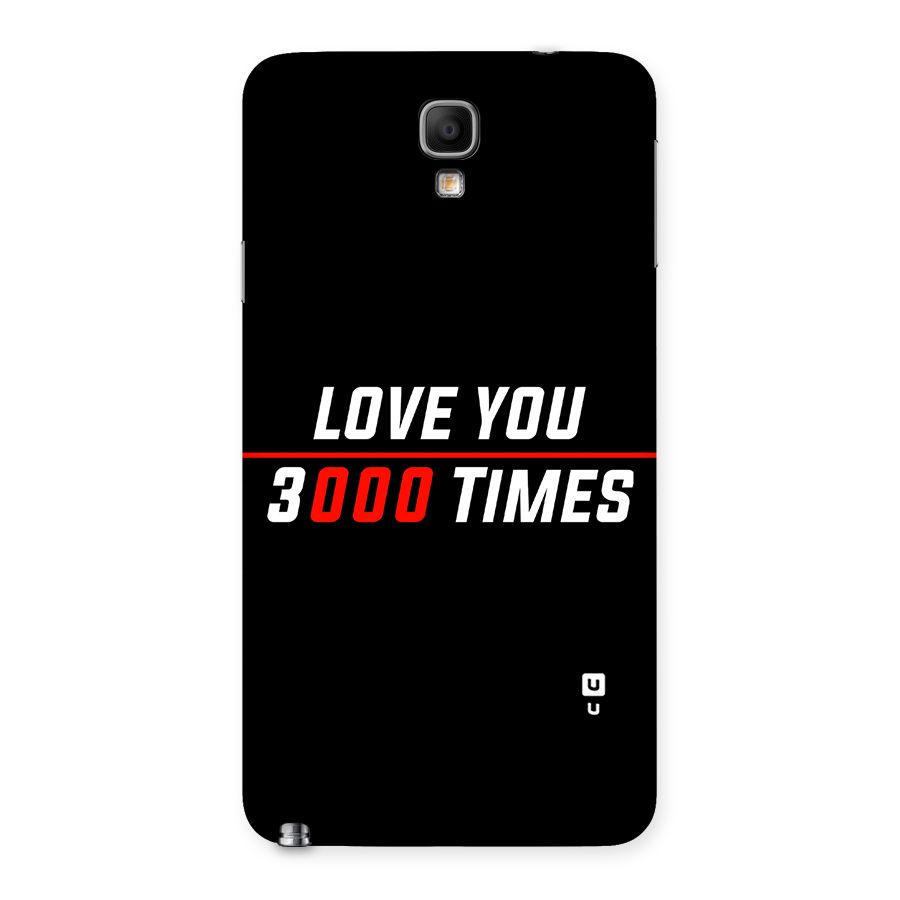Love You 3000 Times Back Case for Galaxy Note 3 Neo