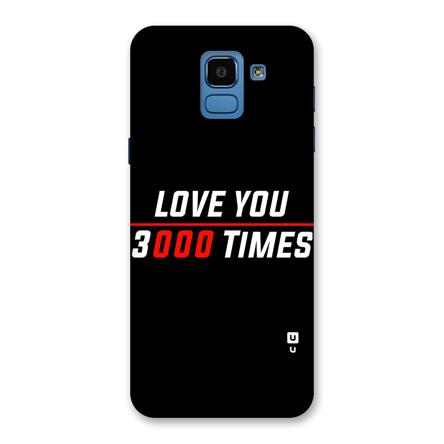 Love You 3000 Times Back Case for Galaxy On6