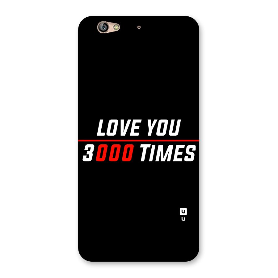 Love You 3000 Times Back Case for Gionee S6