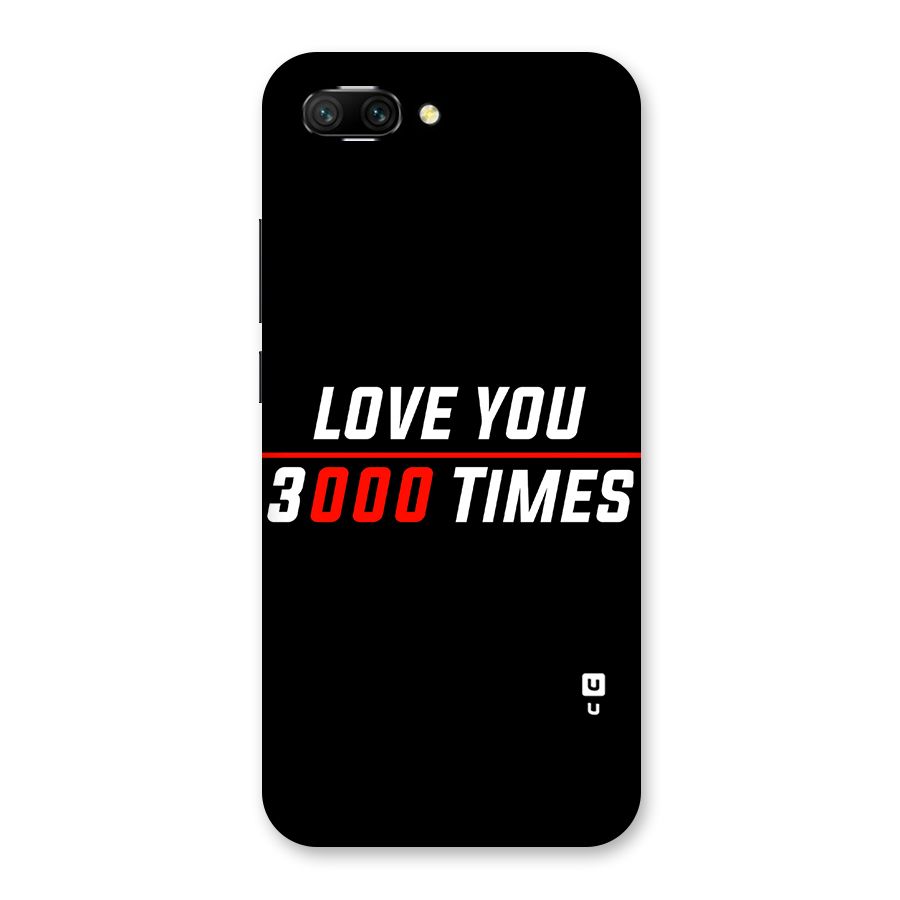 Love You 3000 Times Back Case for Honor 10