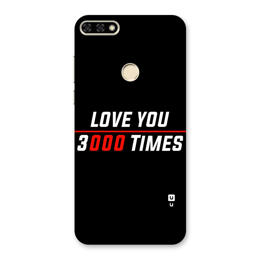 Love You 3000 Times Back Case for Honor 7A