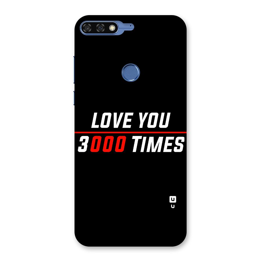 Love You 3000 Times Back Case for Honor 7C