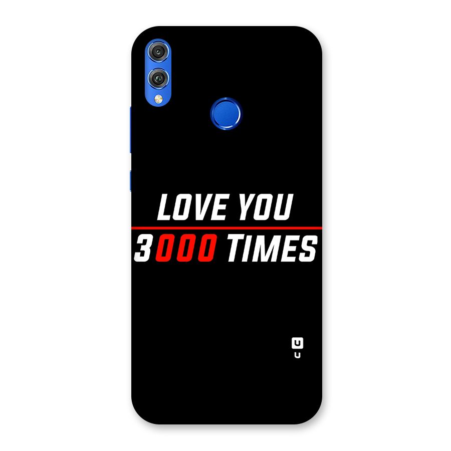Love You 3000 Times Back Case for Honor 8X