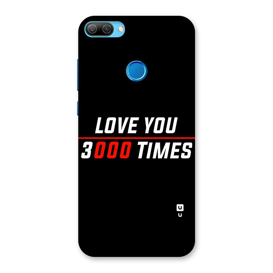 Love You 3000 Times Back Case for Honor 9N
