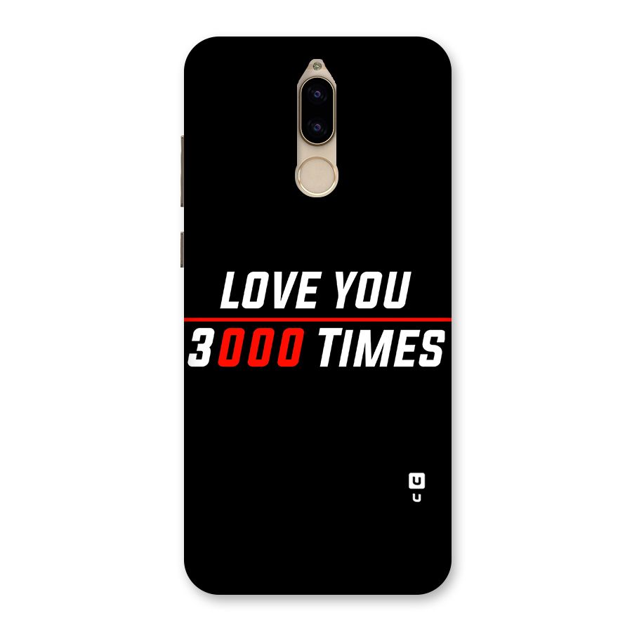 Love You 3000 Times Back Case for Honor 9i