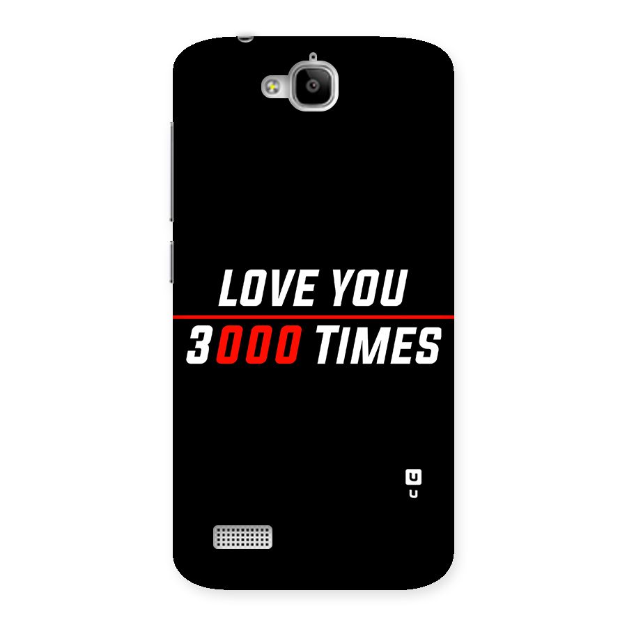 Love You 3000 Times Back Case for Honor Holly