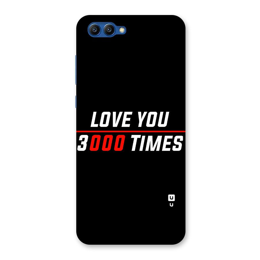 Love You 3000 Times Back Case for Honor View 10