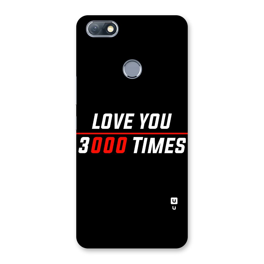 Love You 3000 Times Back Case for Infinix Note 5
