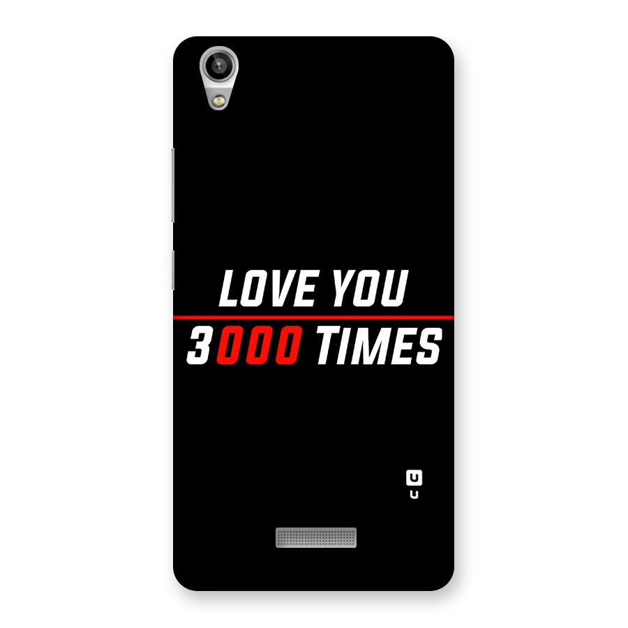 Love You 3000 Times Back Case for Lava-Pixel-V1