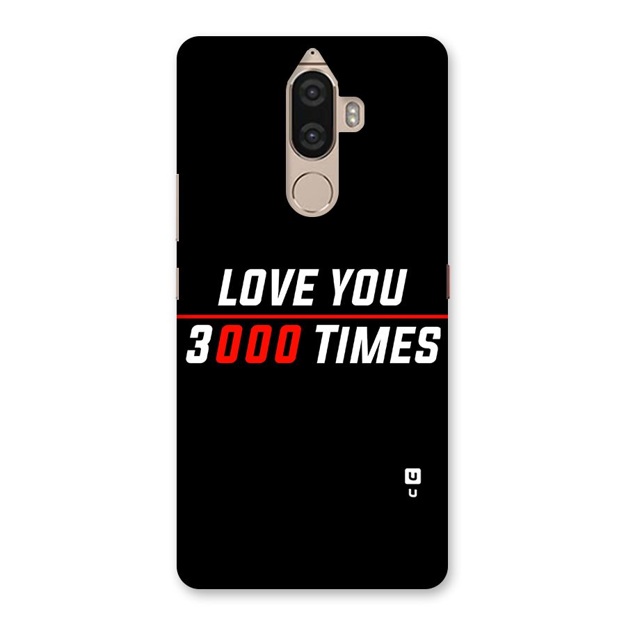 Love You 3000 Times Back Case for Lenovo K8 Note
