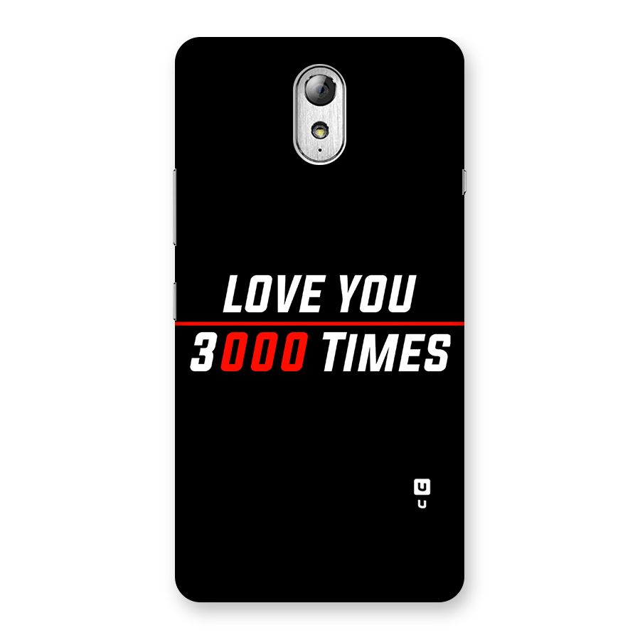 Love You 3000 Times Back Case for Lenovo Vibe P1M