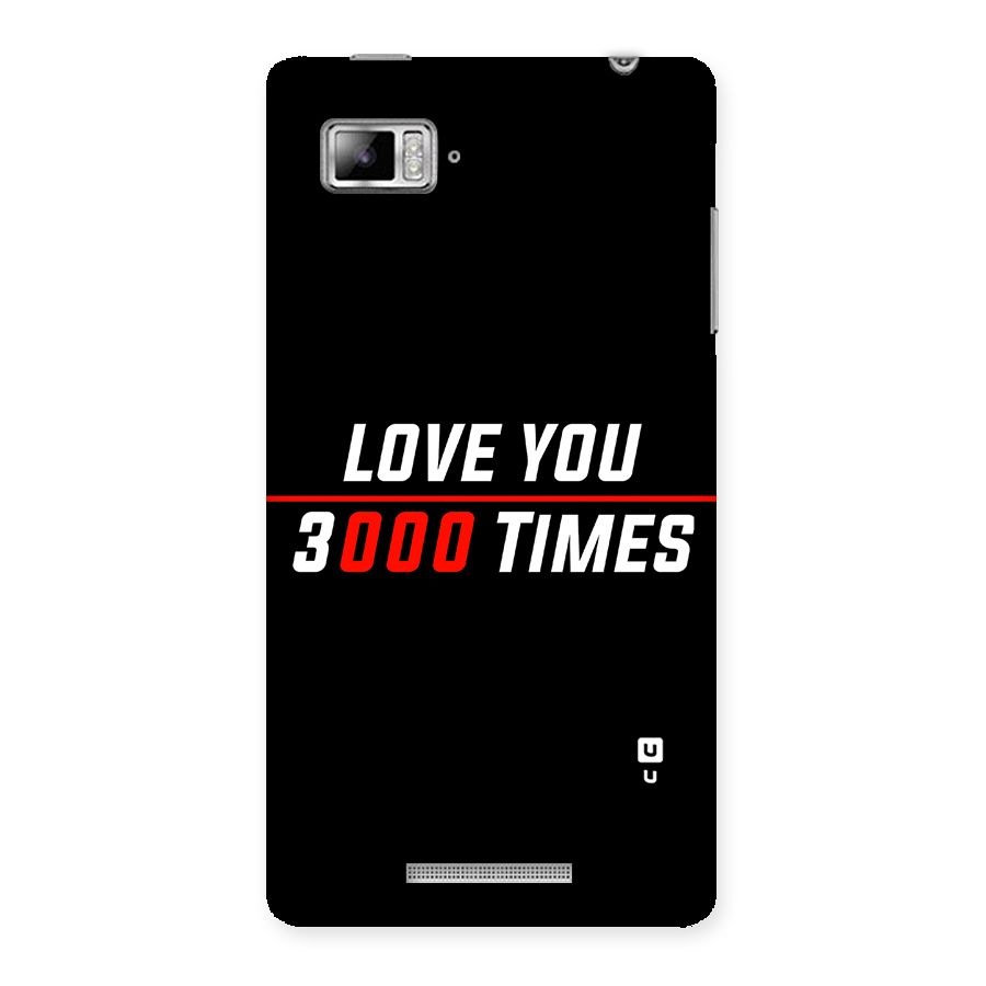 Love You 3000 Times Back Case for Lenovo Vibe Z K910