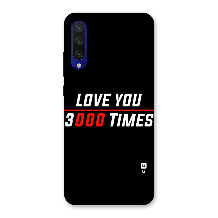 Love You 3000 Times Back Case for Mi A3