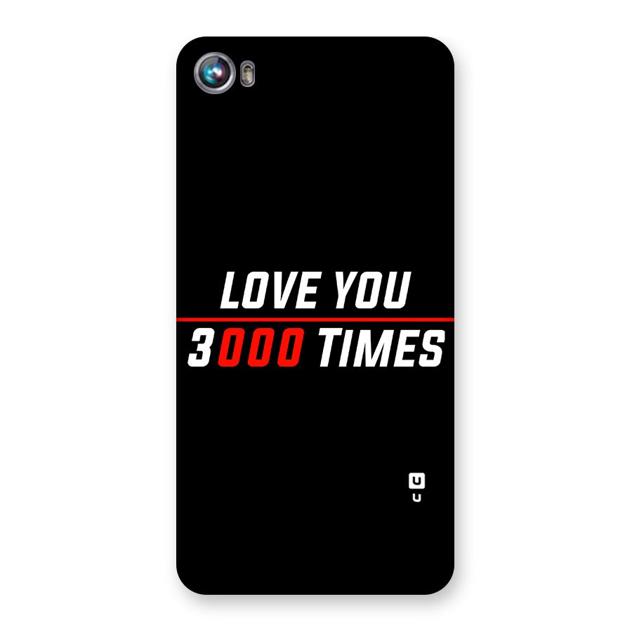 Love You 3000 Times Back Case for Micromax Canvas Fire 4 A107