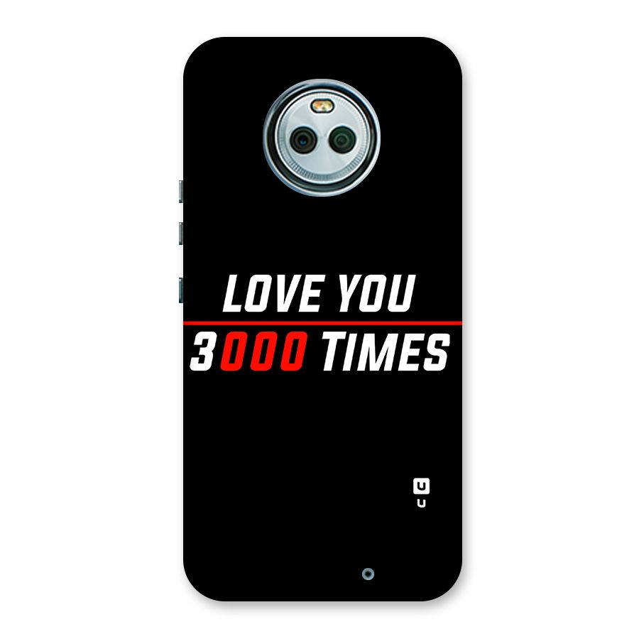 Love You 3000 Times Back Case for Moto X4