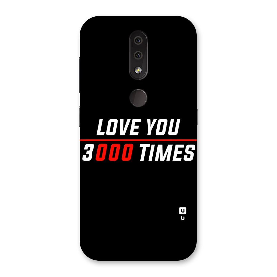 Love You 3000 Times Back Case for Nokia 4.2