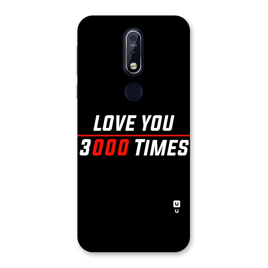 Love You 3000 Times Back Case for Nokia 7.1