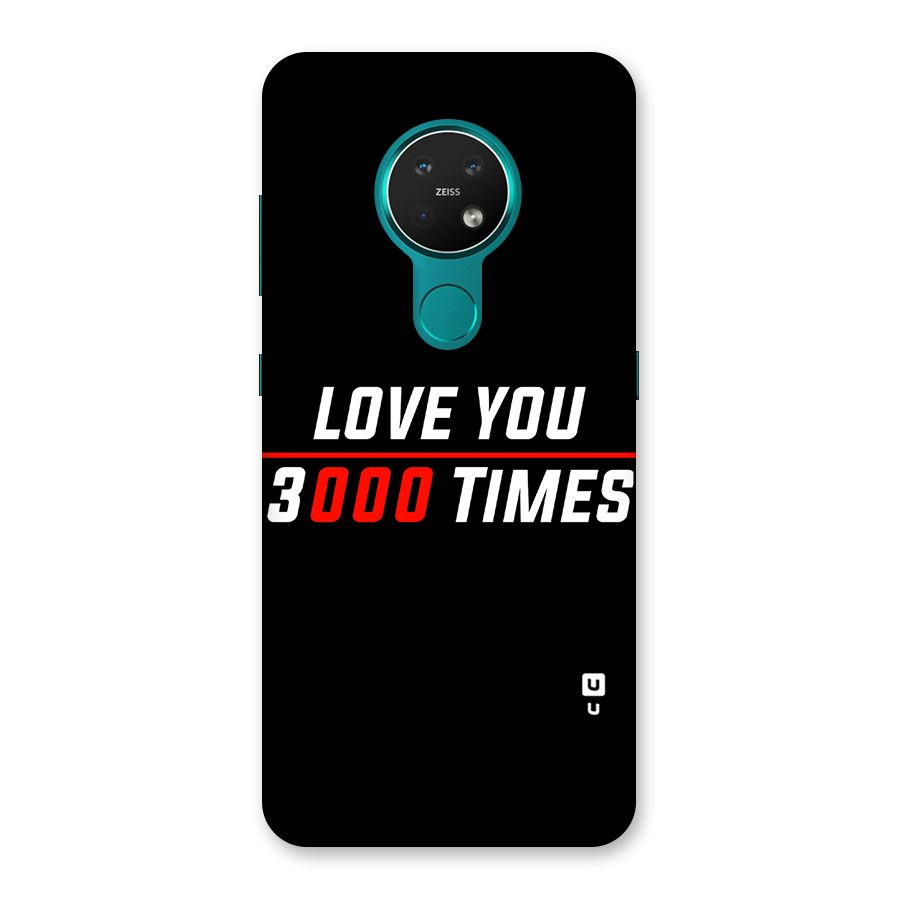Love You 3000 Times Back Case for Nokia 7.2