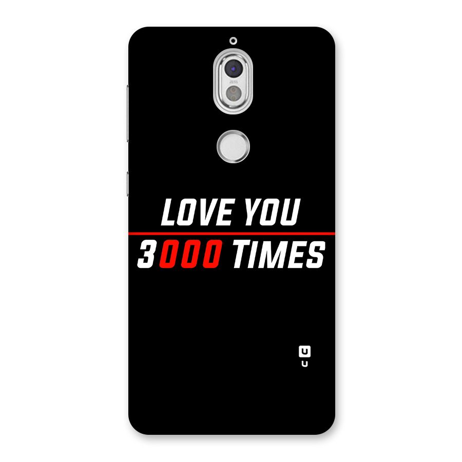 Love You 3000 Times Back Case for Nokia 7