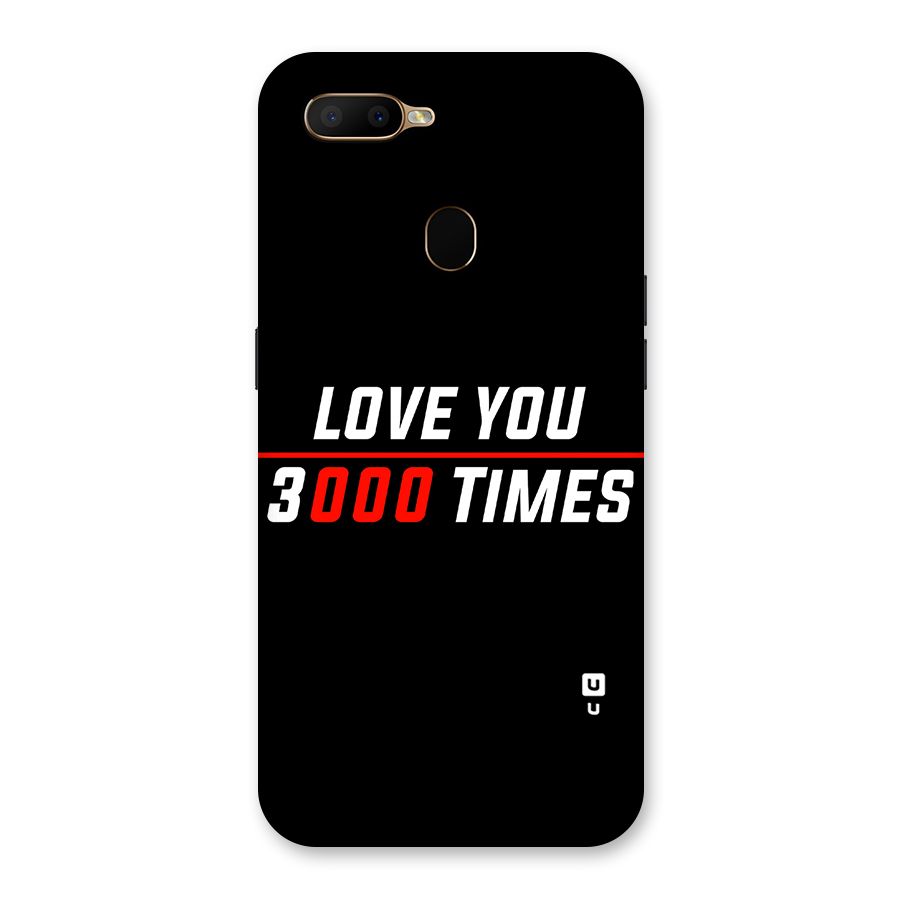 Love You 3000 Times Back Case for Oppo A5s