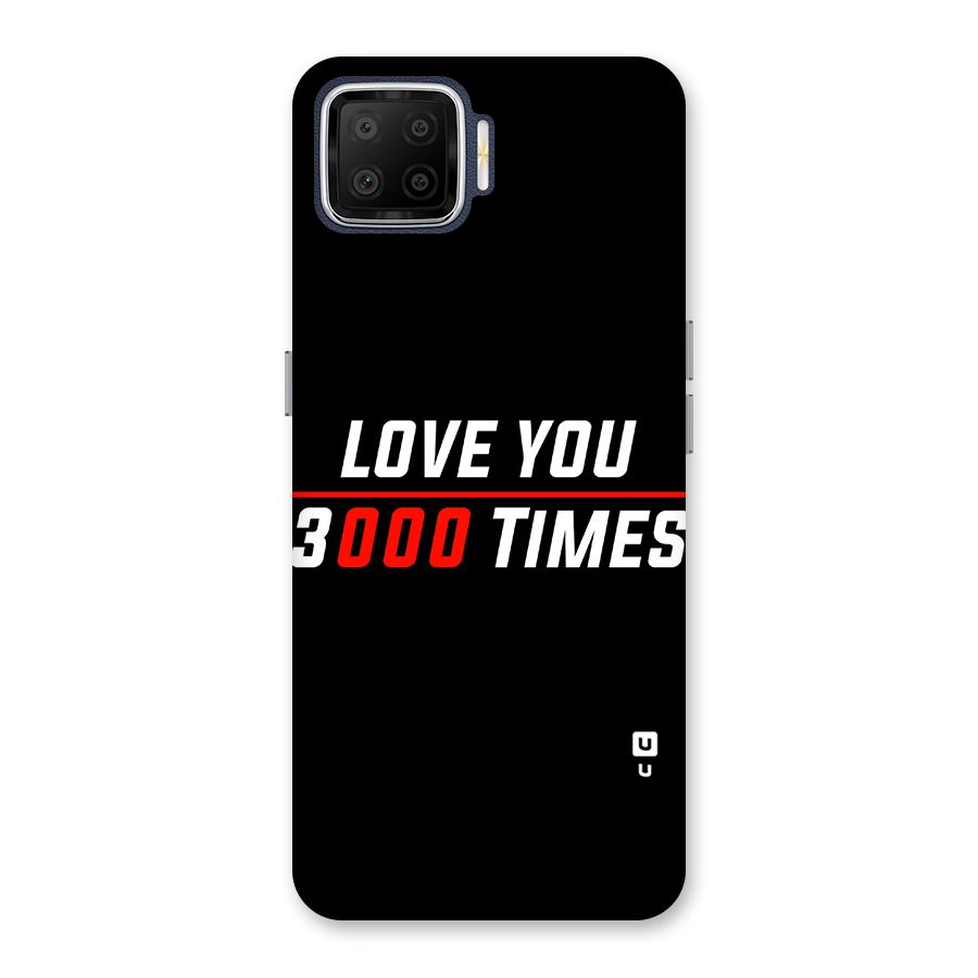 Love You 3000 Times Back Case for Oppo F17