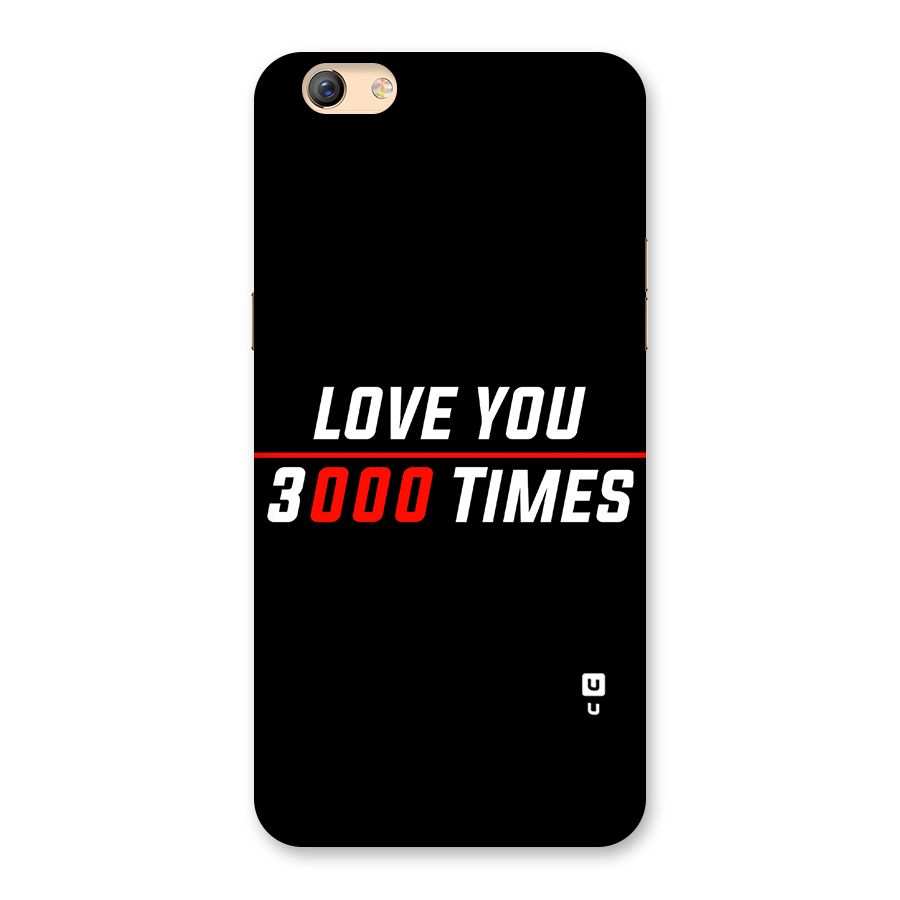 Love You 3000 Times Back Case for Oppo F3 Plus
