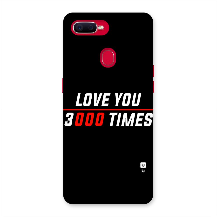 Love You 3000 Times Back Case for Oppo F9 Pro