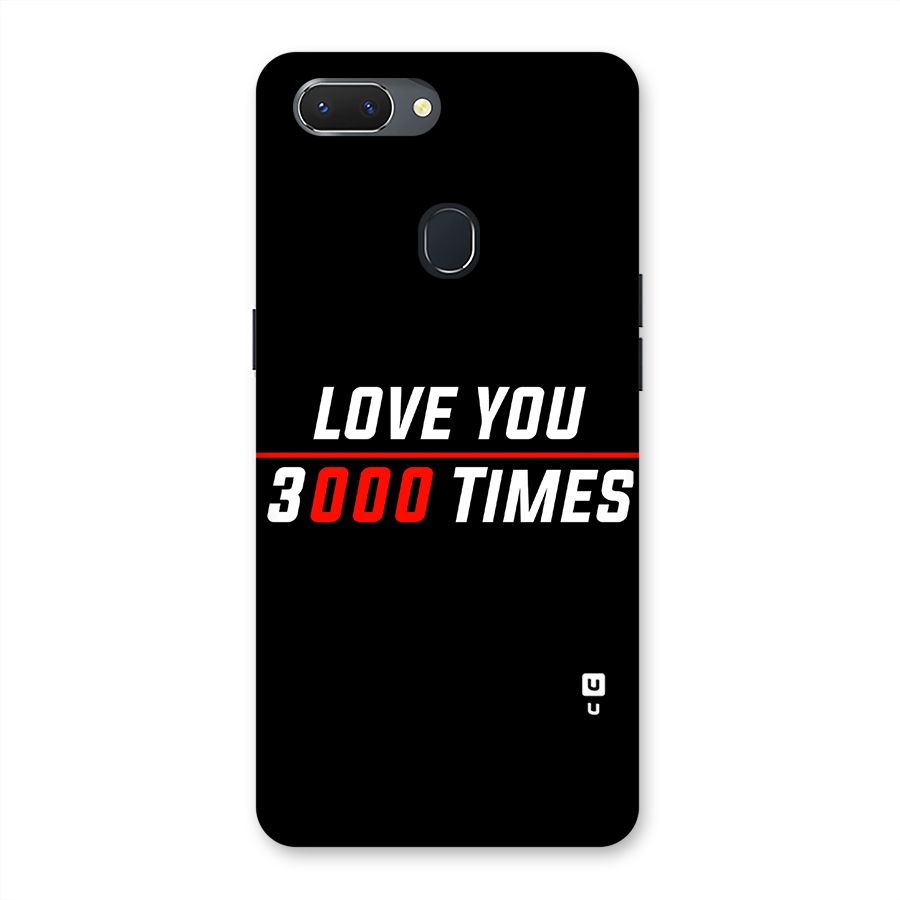Love You 3000 Times Back Case for Oppo Realme 2