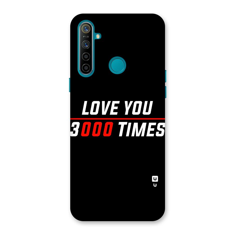 Love You 3000 Times Back Case for Realme 5i